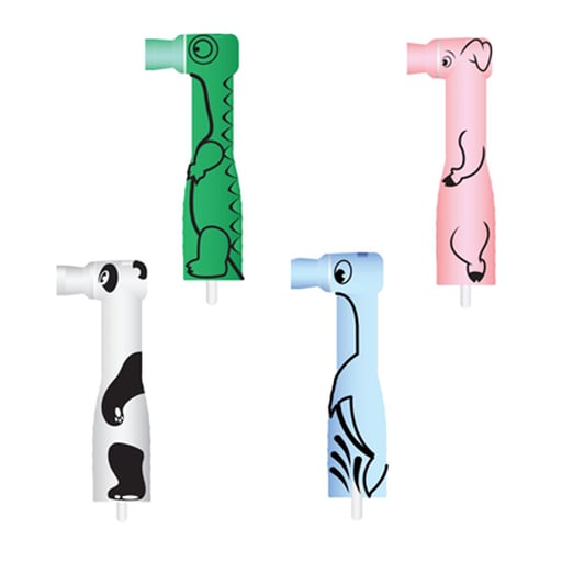 Pac-Dent 166-100A FUNimals LF Prophy Angles 100/Box Assorted Soft Pac-Dent 166-100A FUNimals LF Prophy Angles 100/Box Assorted Soft